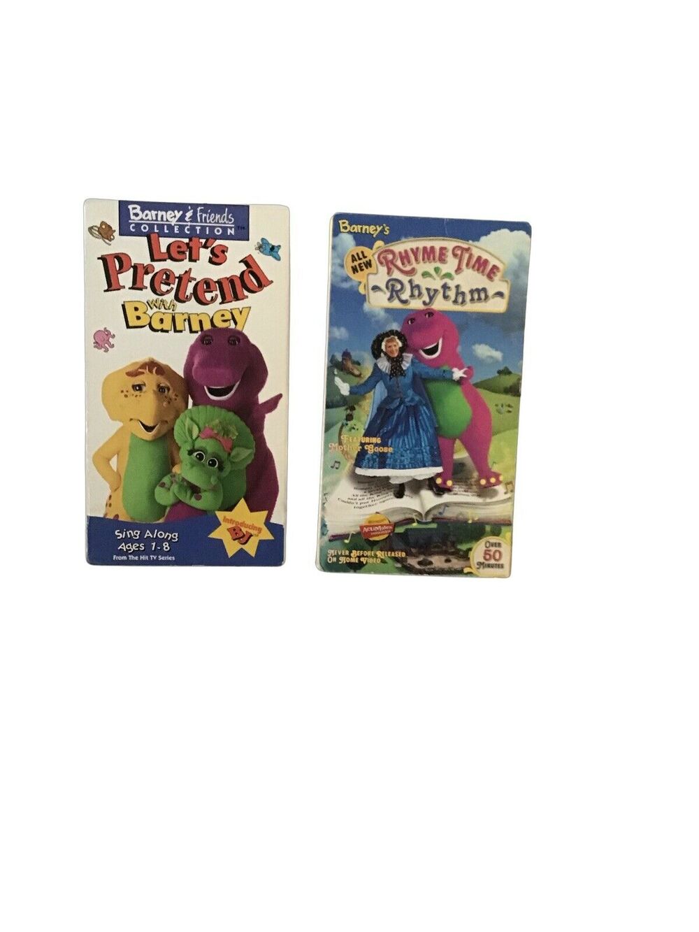 Vintage Barney VHS Tapes set of 2